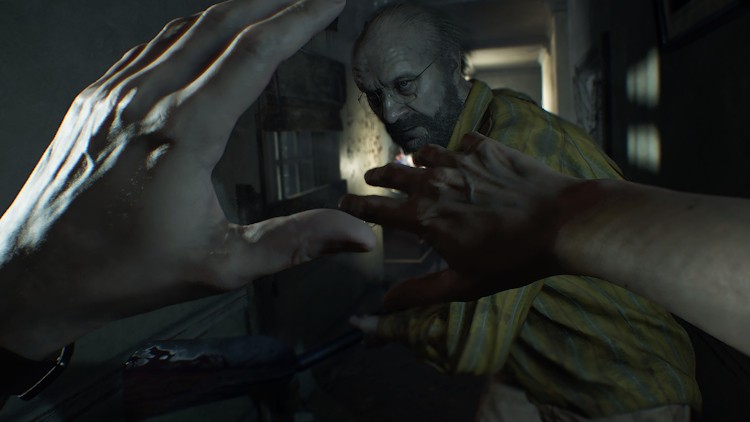 Gameplay Resident Evil 7 Biohazard: Ethan Winters đối mặt với gia đình Baker trong Resident Evil 7