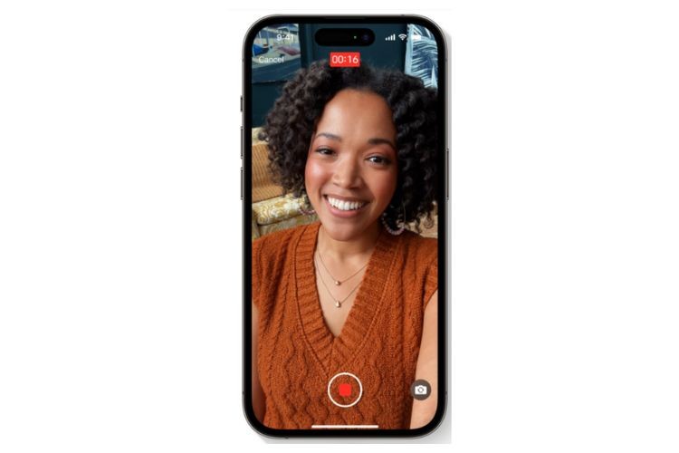 Ghi lại Video FaceTime trên iOS 17