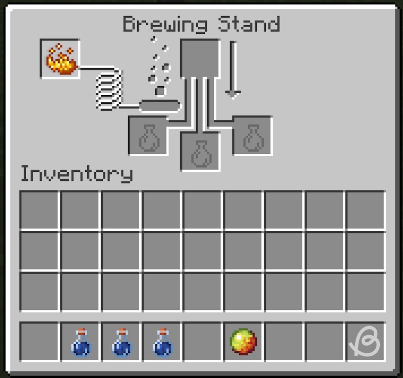 Hướng dẫn chi tiết cách chế tạo thuốc kháng lửa (Fire Resistance) trong Minecraft 2025