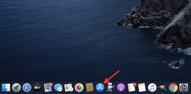 Giao diện chính của Mac App Store