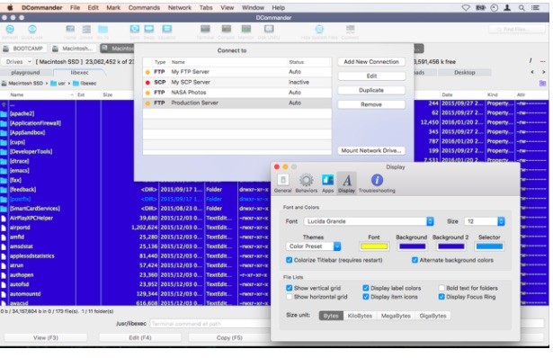 Giao diện DCommander