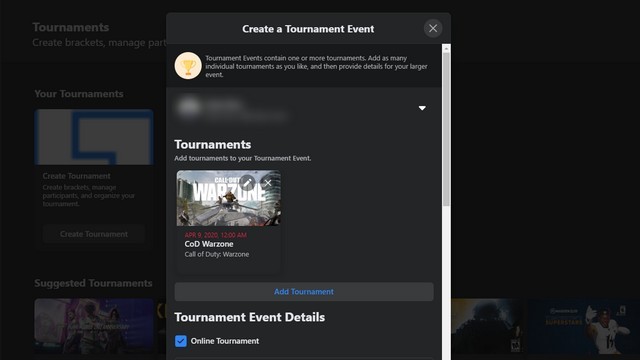 Facebook Gaming ra mắt Tournaments: Tính năng mới giúp game thủ dễ dàng tổ chức và tham gia các trận đấu