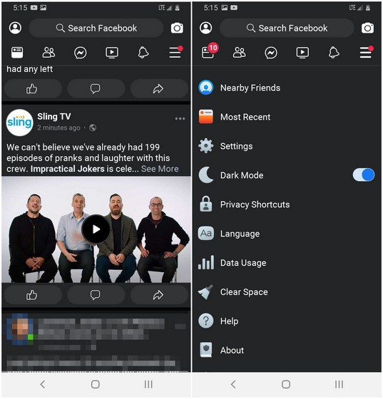 Facebook Lite Ra Mắt Chế Độ Tối Trên Android: Bước Tiến Mới Cho Trải Nghiệm Người Dùng