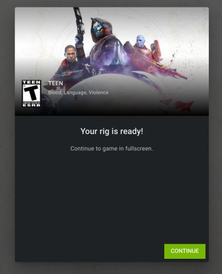 Giao diện game GeForce Now trên Chromebook