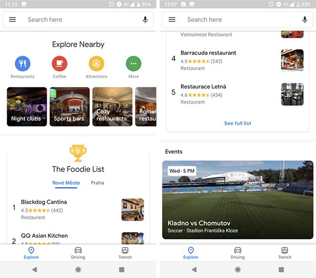 Google Maps Được Làm Mới Với Giao Diện Material Design 2 Trên Android