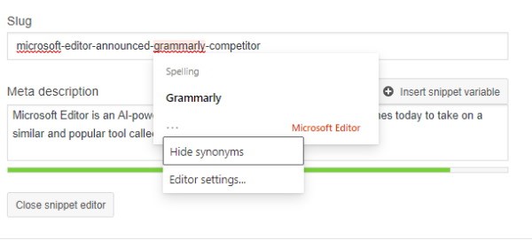Microsoft Editor: Công Cụ Kiểm Tra Chính Tả và Ngữ Pháp AI Hoàn Toàn Mới