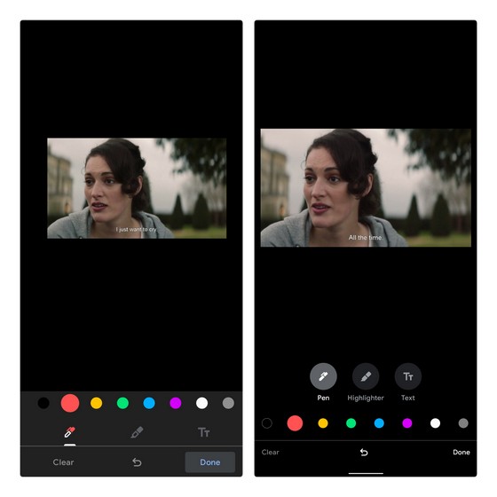 Giao diện mới của công cụ Markup trong Google Photos