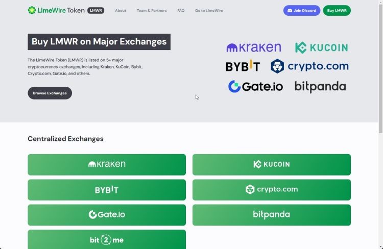 Giao diện token LMWR
