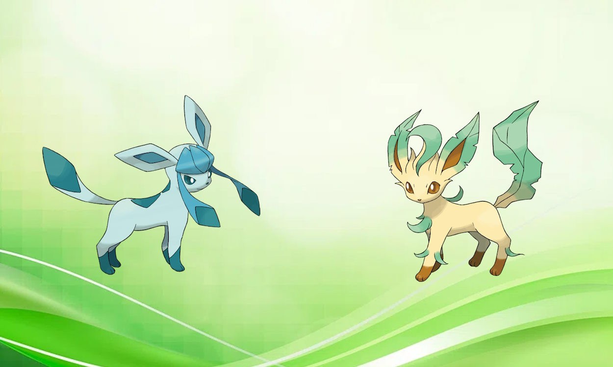 Glaceon và Leafeon Pokemon Go Eevee evolution