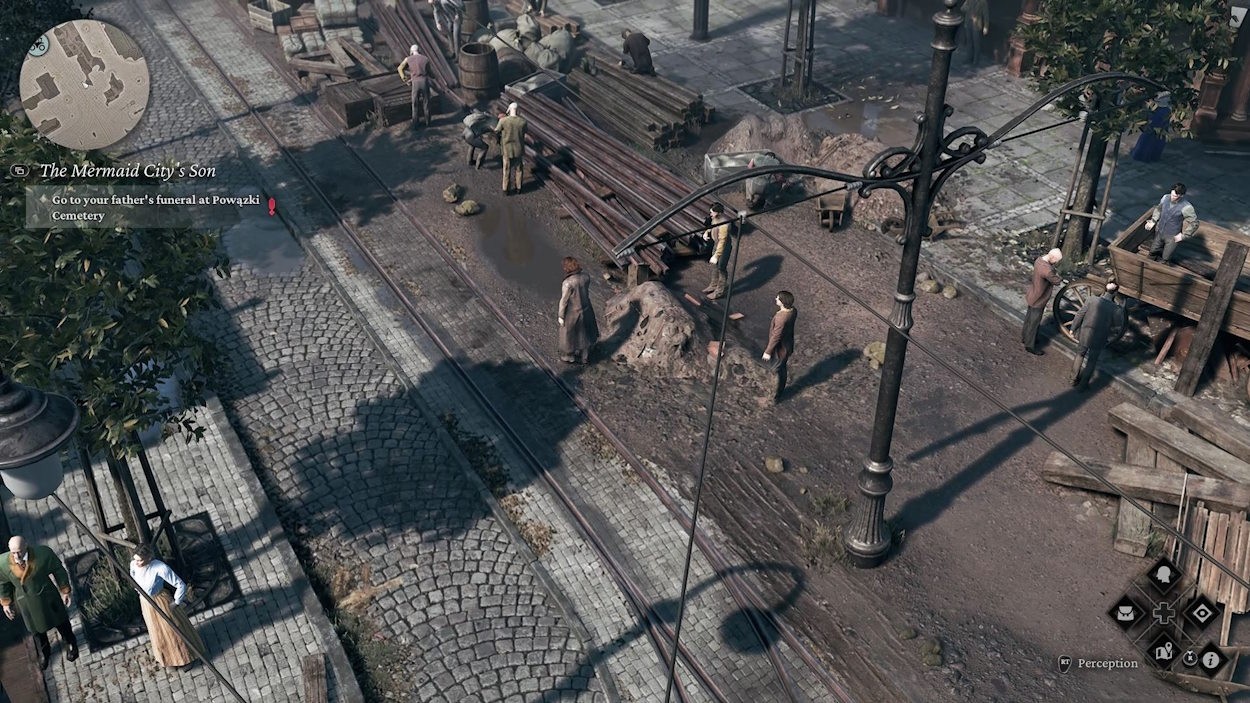 Góc camera isometric trong The Thaumaturge