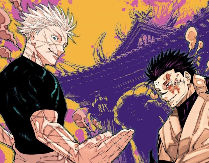 Gojo vs Sukuna trong manga Jujutsu Kaisen