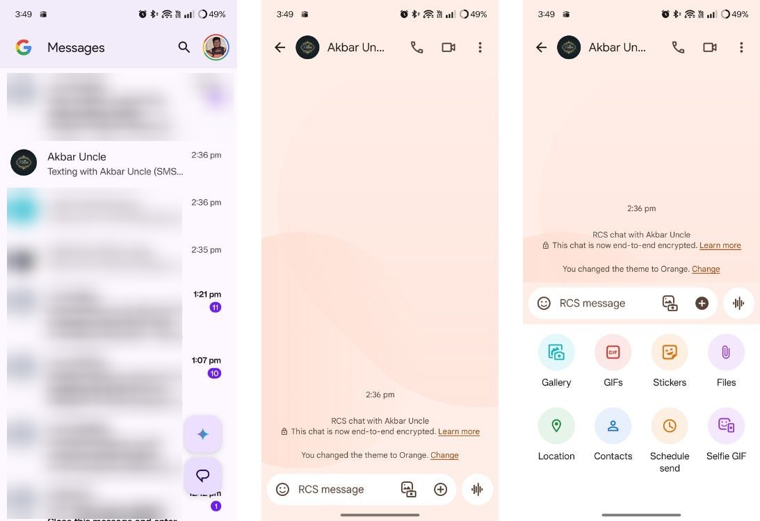 Google Messages - Ứng dụng nhắn tin SMS/RCS bảo mật cho Android
