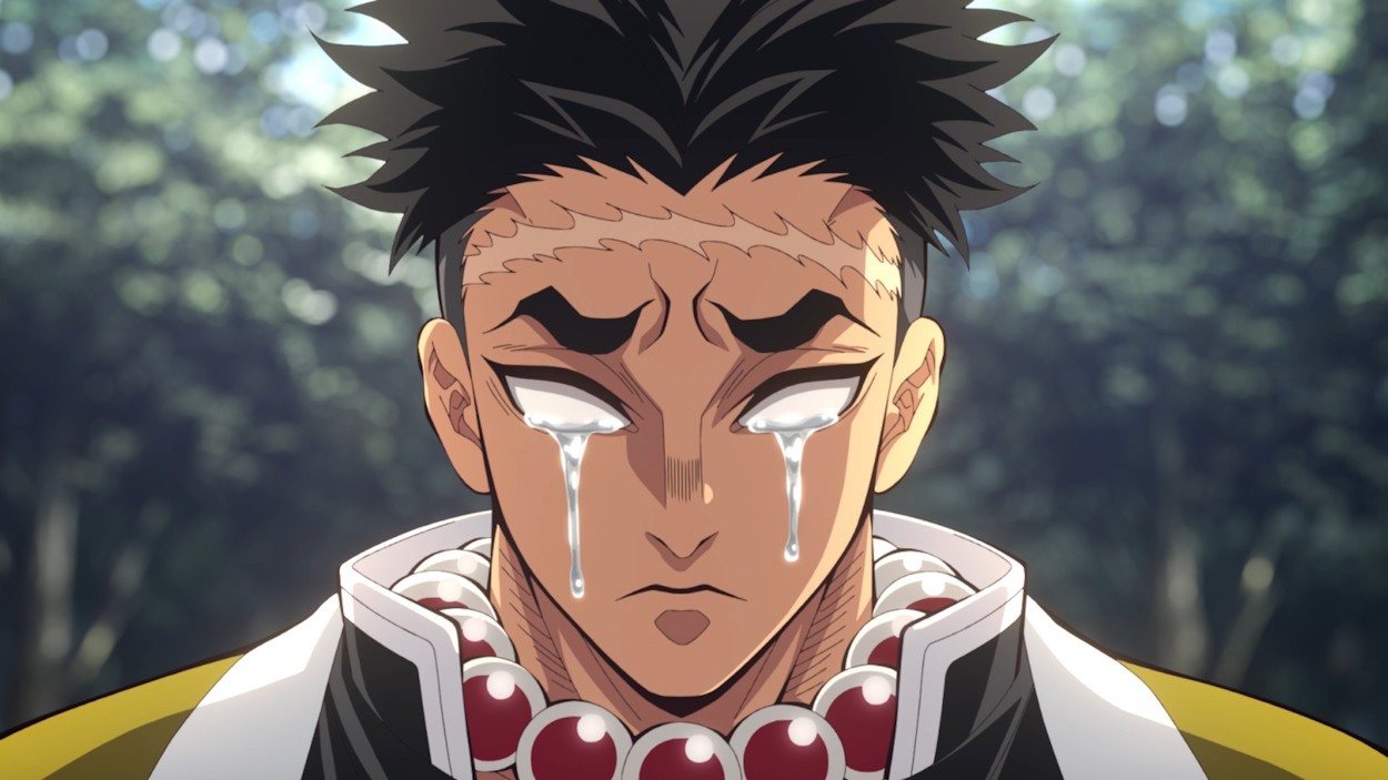 Gyomei Himejima - Nham Trụ trong anime Thanh Gươm Diệt Quỷ.