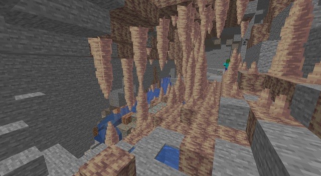 Hang động đá nhỏ giọt (Dripstone Caves) Minecraft 1.18 Biome