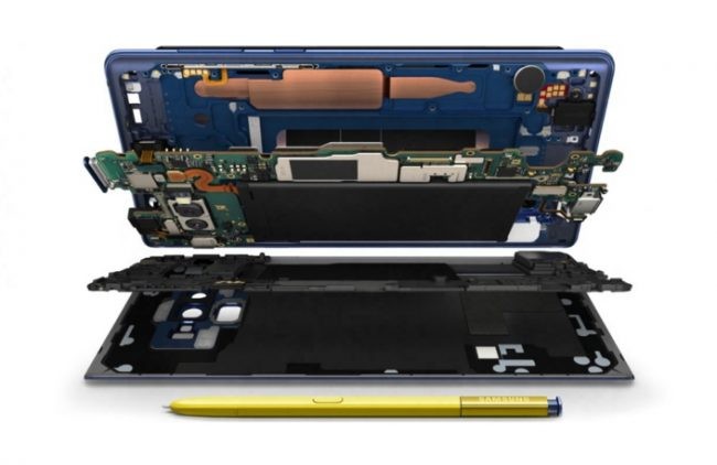 Hệ thống làm mát của Samsung Galaxy Note 9