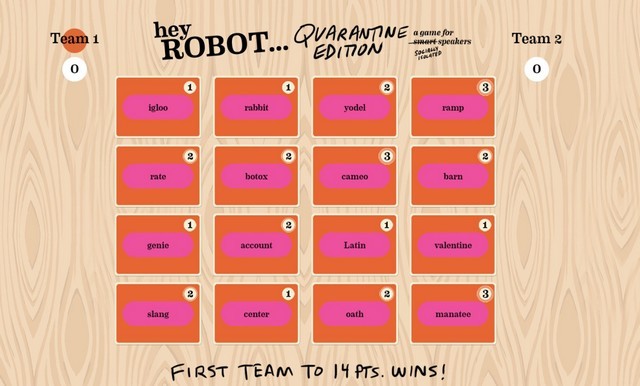Hey Robot: Game Board “Hack” Loa Thông Minh Miễn Phí Cho Mùa Dịch!