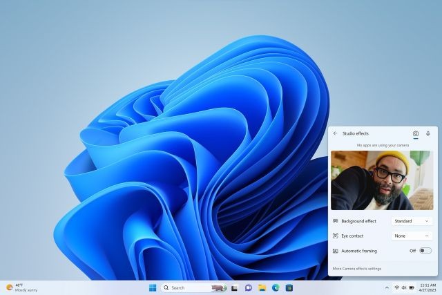 Hiệu ứng Windows Studio xuất hiện trên Windows 11