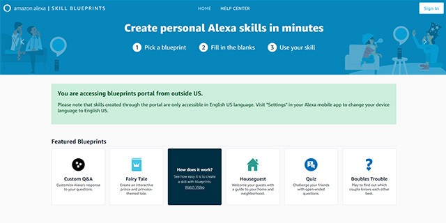 Amazon Ra Mắt Alexa Skill Blueprints: Tạo Kỹ Năng Cá Nhân Hóa Cho Alexa Tại Việt Nam