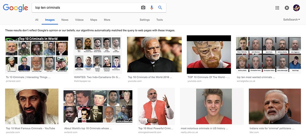 Google và Sự Thách Thức trong Quản Lý Kết Quả Tìm Kiếm: Trường Hợp Donald Trump và Narendra Modi