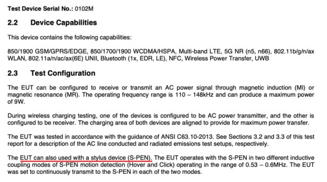 Galaxy S21 Ultra Hỗ Trợ S Pen: Xác Nhận Từ Báo Cáo FCC