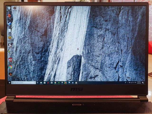 Hình ảnh hiển thị trên MSI GS65 Stealth