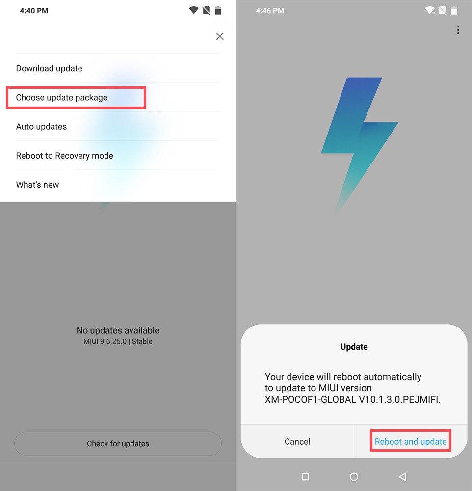 Hình ảnh hướng dẫn cài đặt Android Pie cho Poco F1