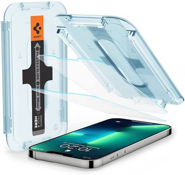 Hình ảnh miếng dán màn hình Spigen cho iPhone 13