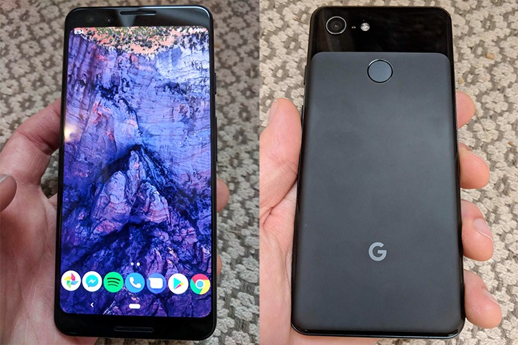 Hình ảnh rò rỉ Google Pixel 3 trông giống như một phiên bản nhỏ hơn của Pixel 2 XL với camera kép phía trước