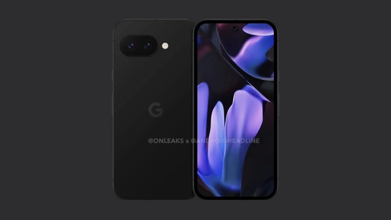 Hình ảnh rò rỉ mặt trước và sau của Google Pixel 9a