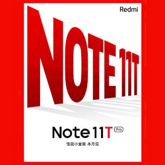 Xiaomi Sắp Ra Mắt Dòng Redmi Note 11T tại Trung Quốc