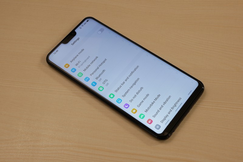 Hình ảnh ứng dụng cài đặt của Funtouch OS trên Vivo V9