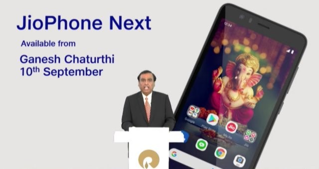 Hình ảnh về ngày bán JioPhone Next