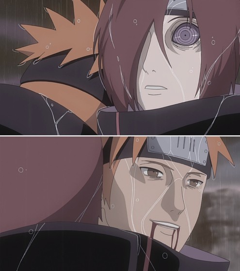 Hình ảnh Yahiko và Nagato trong Naruto.