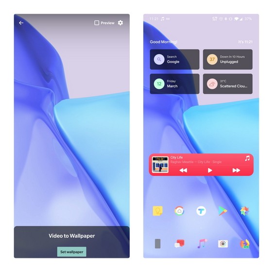 Hình nền động OnePlus 9