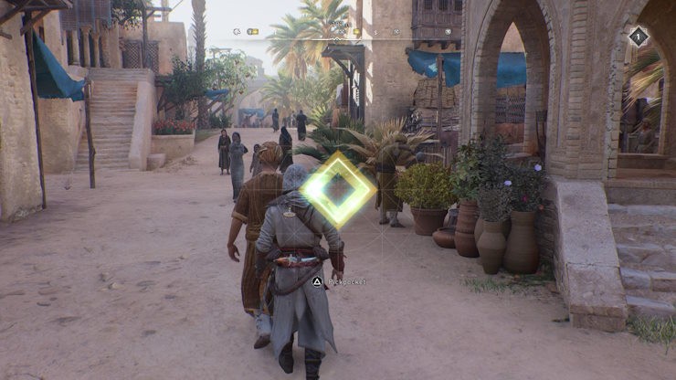 Hoàn thành thành công việc móc túi để nhận token trong Assassins Creed Mirage