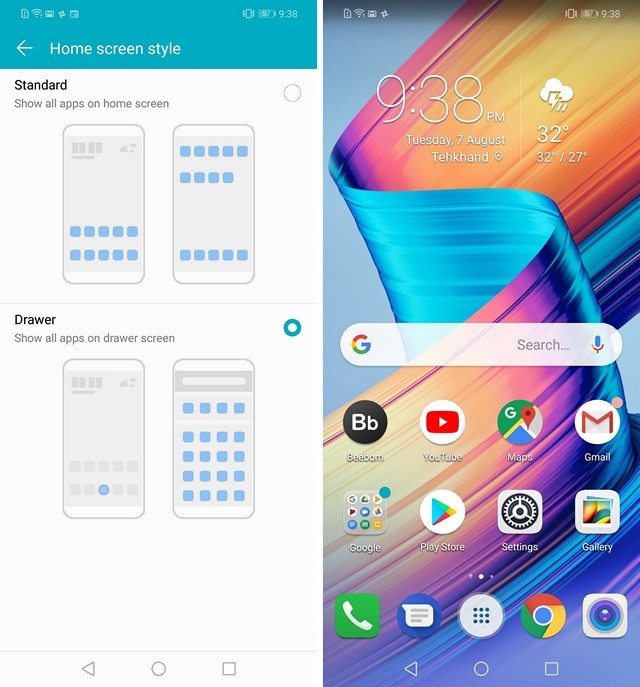 Honor Play EMUI