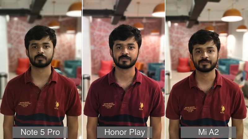 Honor Play vs Redmi Note 5 Pro vs Mi A2 Camera 3