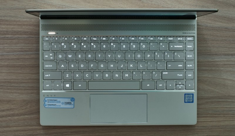 HP Envy 13-ad125TU Bàn Phím Tiện Dụng