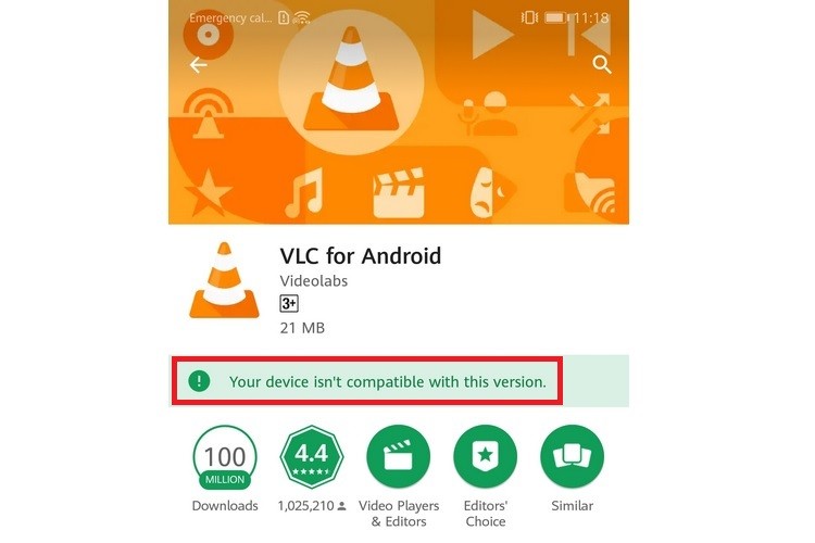 Huawei Bị Chặn Tải Ứng Dụng VLC Trên Cửa Hàng Play Store