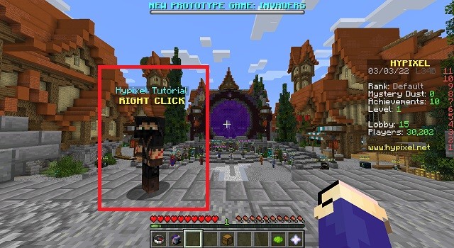 Hướng dẫn người chơi mới trên Hypixel