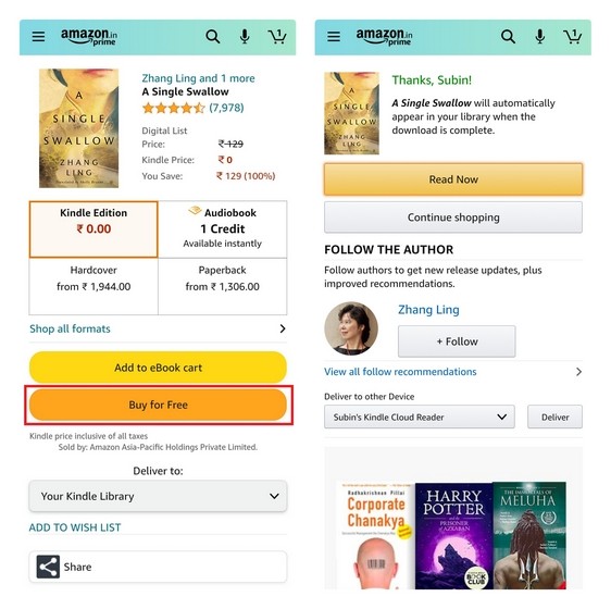 Amazon Tặng 10 Ebook Miễn Phí Nhân Ngày Sách Thế Giới