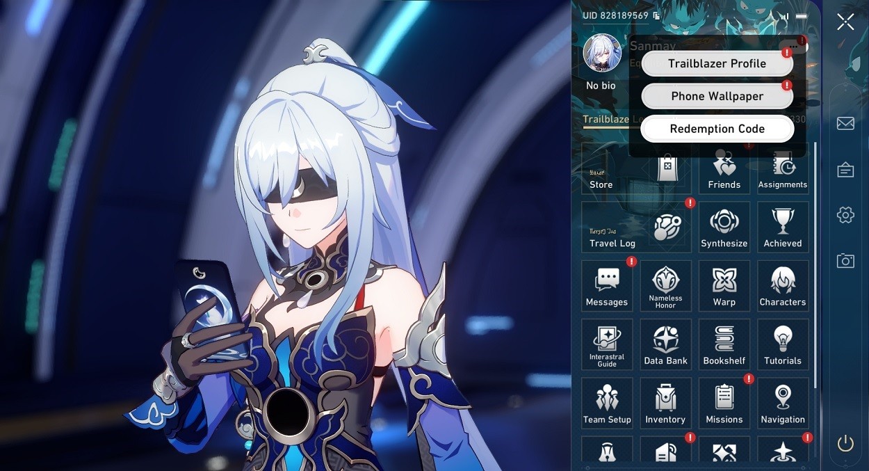 Hướng dẫn nhập code Honkai Star Rail trong game