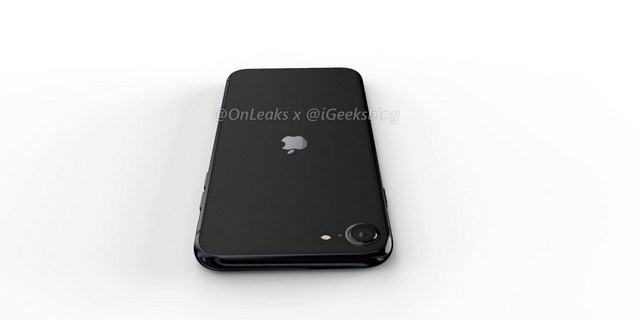 iPhone SE2 iPhone 9 render mặt trước với nút home vật lý