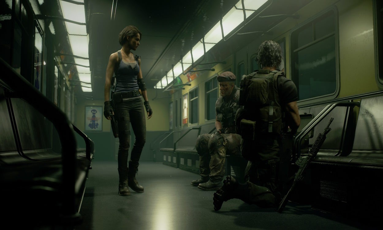 Jill Valentine đối đầu với Nemesis trong Resident Evil 3