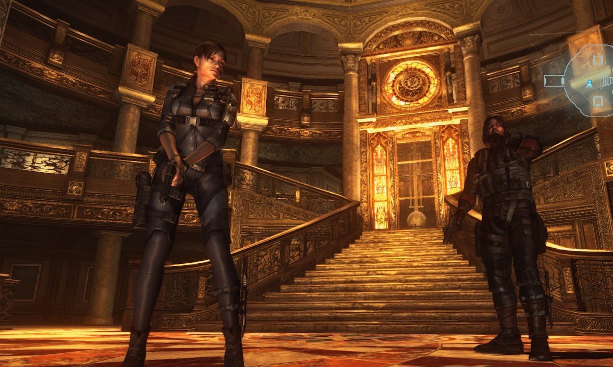 Jill Valentine và Chris Redfield trong Resident Evil Revelations