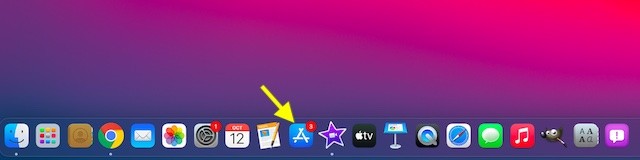 Khởi chạy ứng dụng Mac App Store