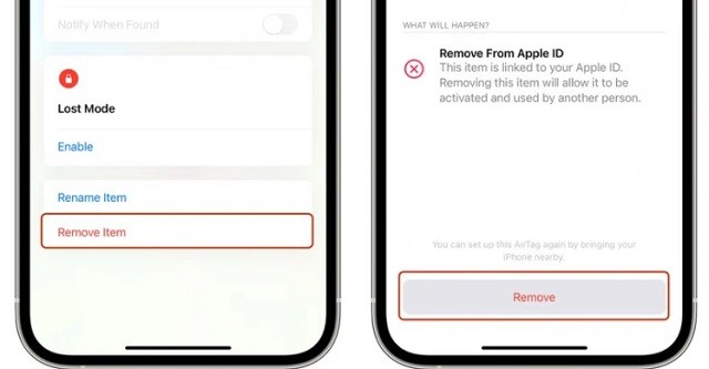 Khôi phục cài đặt gốc AirTag - Mẹo và Thủ thuật AirTag