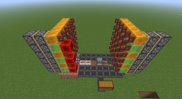 Khối Redstone trên Tường Slime và Mật ong