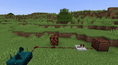 Kích hoạt Redstone bằng rung động