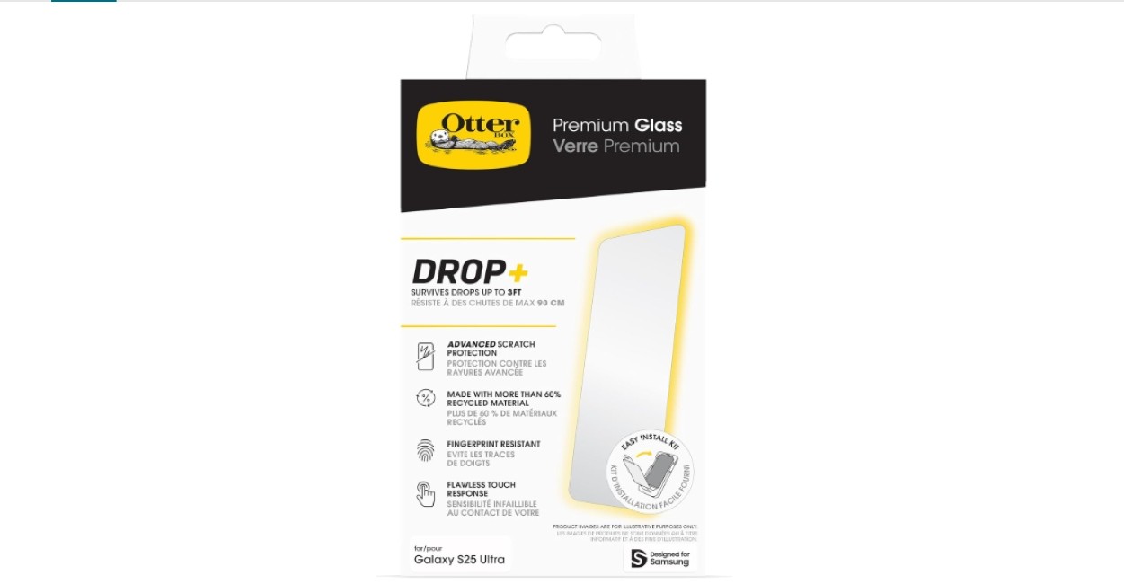 Kính Cường Lực OtterBox cho Samsung Galaxy S25 Ultra